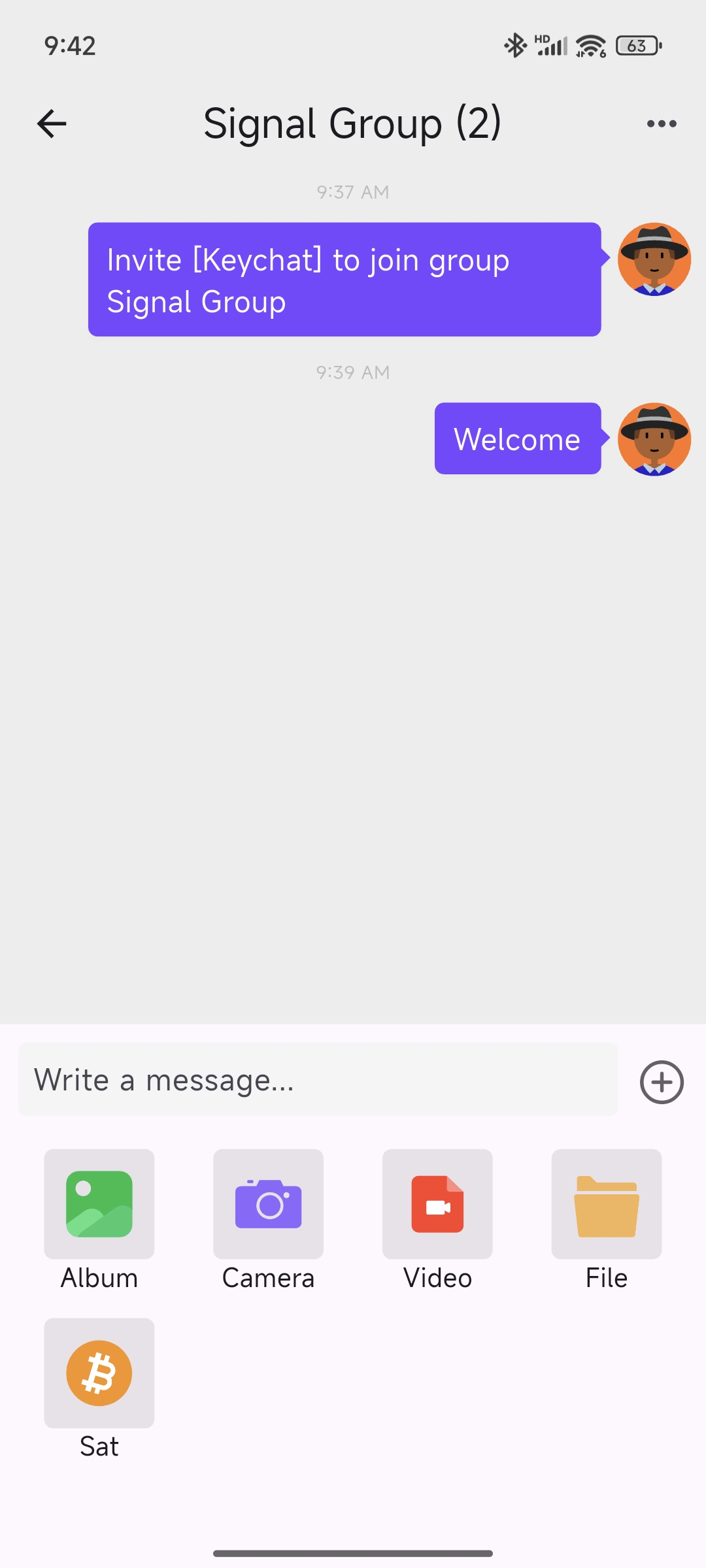 Signal Chat